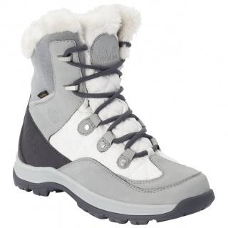 Jack Wolfskin Winter Boots Aspen Mid Texapore (waterproof) white/grey Women